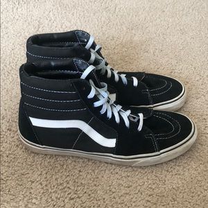 Black Hi-top Vans
